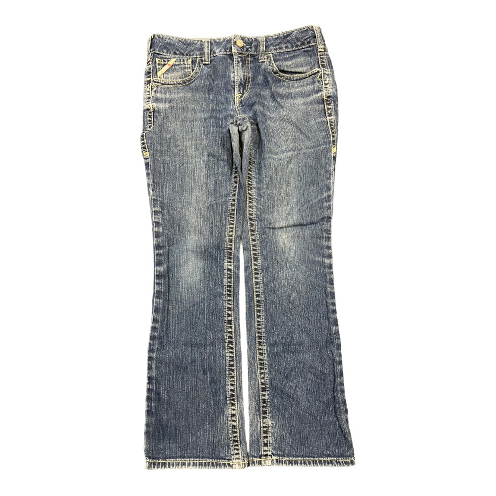Ariat FR jeans womens 31R blue straight leg denim stretch cotton casual outdoors